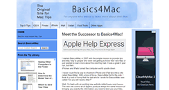 Desktop Screenshot of basics4mac.com